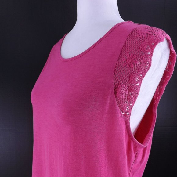 Lauren Ralph Lauren Tops - LAUREN Ralph Lauren Pink Modal Sleeveless Top L